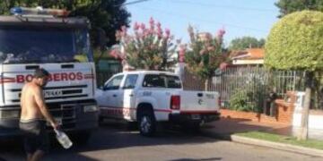 El incendio en barrio eju00e9rcito argentino