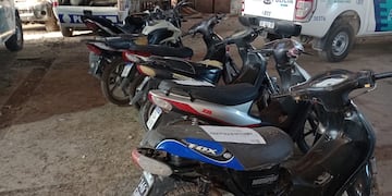 Vehículos secuestrados en controles de tránsito