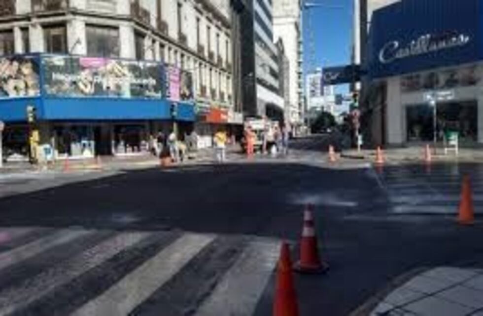 La intersección de Ohiggins y Darregueira cortada