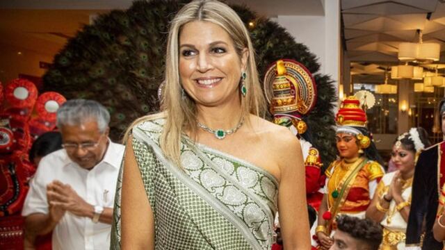 El elegante look con el que Máxima de Holanda sorprendió en Japón