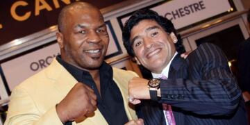Maradona bancó a Tyson en Instagram