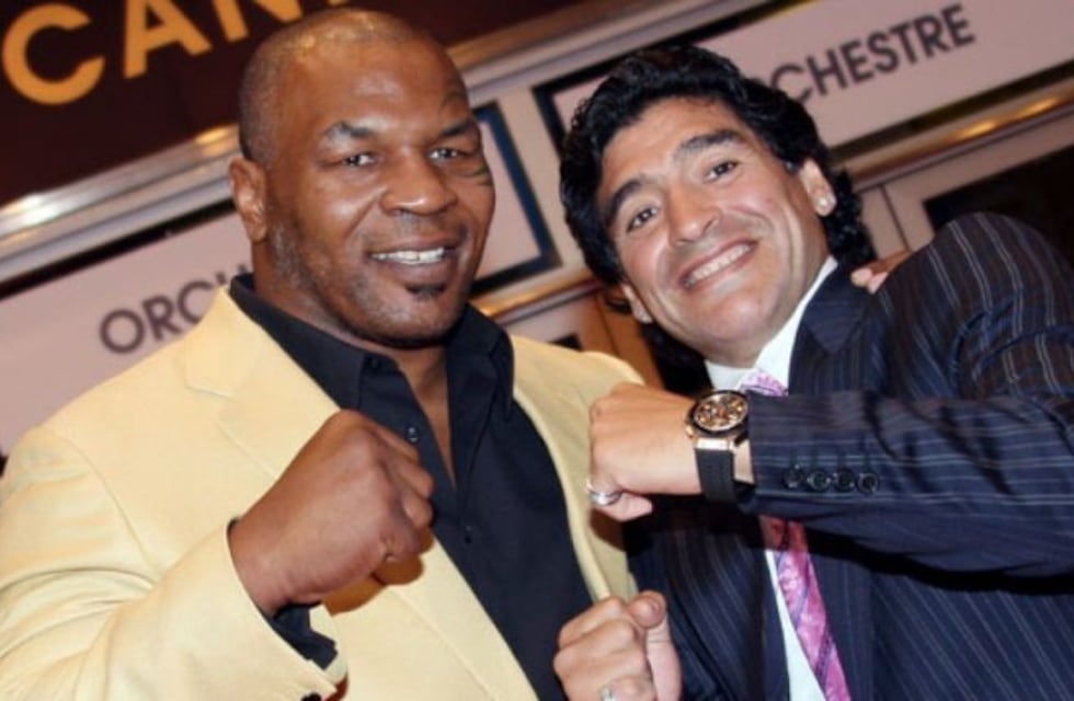 La polémica defensa de Diego Maradona a Mike Tyson