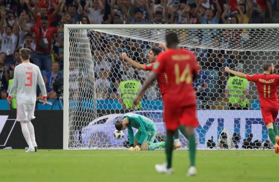 David De Gea y el primer blooper del Mundial