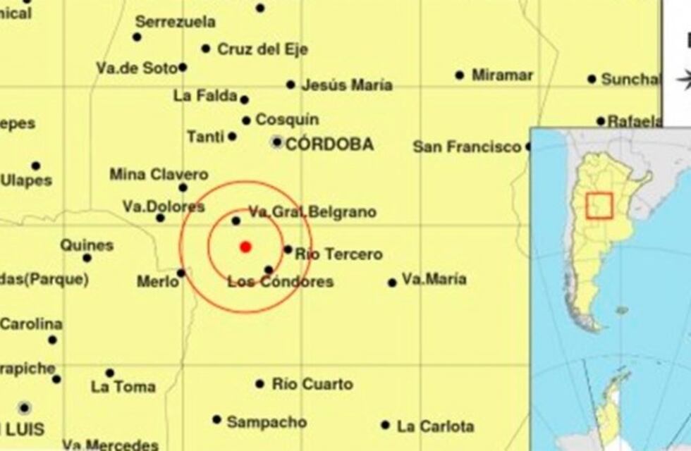 Calamuchita amaneció con un sismo que se sintió en toda la zona