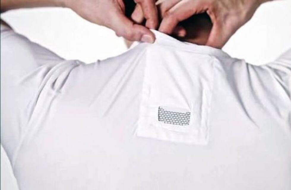 Así es la primera remera con aire acondicionado