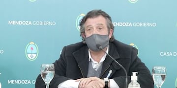 El ministro de Gobierno Víctor Ibáñez reconoció que si la situación de complica se evaluarán nuevas medidas. Gentileza Gobierno de Mendoza