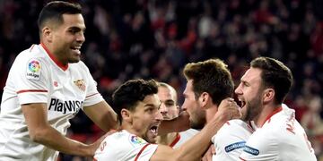 GRAF7127\u002E SEVILLA, 07/02/2018\u002E- El centrocampista argentino del Sevilla, Franco Damián \