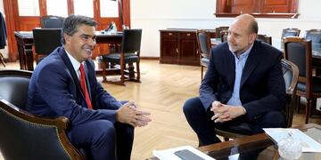 El rafaelino y el ex jefe de Gabinete compartieron un encuentro a puertas cerradas\u002E (@gobsantafe)
