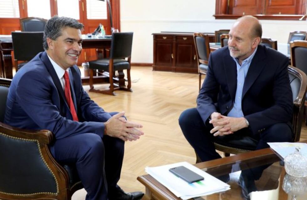 Omar Perotti recibió a Jorge Capitanich para proyectar obras hídricas