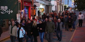 La marcha se llevó a cabo en Tanti, para pedir justicia por el crimen de Patricia Saad\u002E