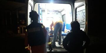 Accidente en obra en construcción