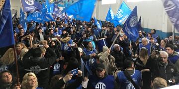 ATE reclamo salarial, Tolhuin