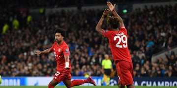 Paliza histórica del Bayern al Tottenham en la Champions: le ganó 7-2 con cuatro goles de Serge Gnabry\u002E (AFP)