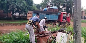 Esta semana se realizarán trabajos de descacharratizado en barrios de Eldorado