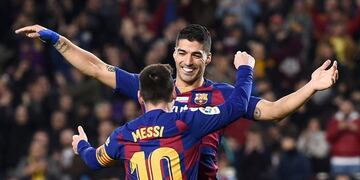 Lionel Messi y Luis Suárez formaron una gran amistad en Barcelona (Foto: Josep Lago/AFP)