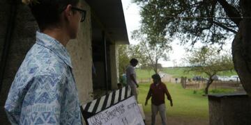 Backstage de la película Trampero