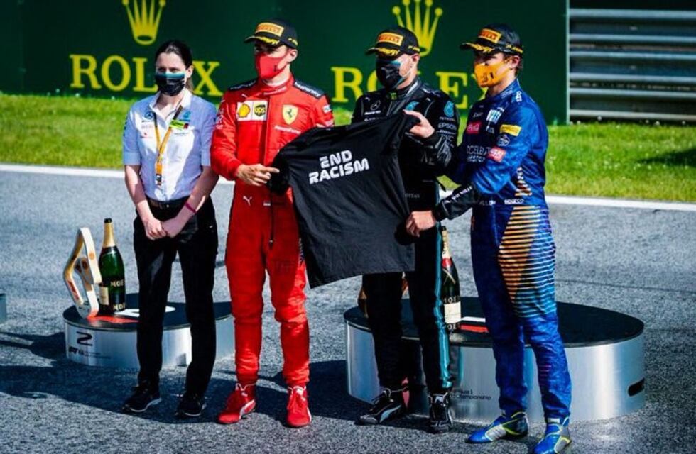 F1: Bottas y un triunfo expresado contra el racismo