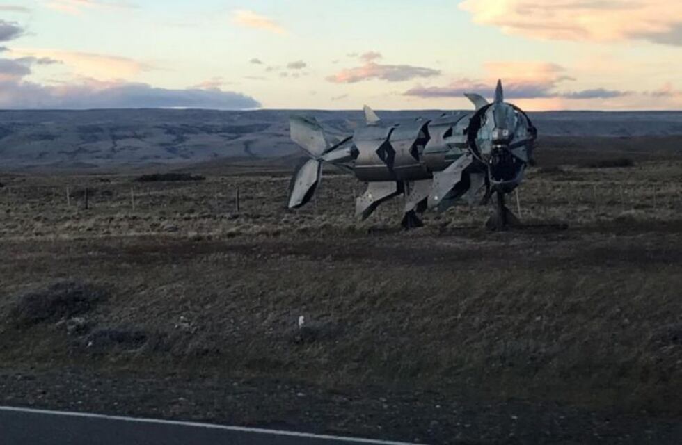 Un espacio cercano a El Chaltén combina arte y la conexión a internet
