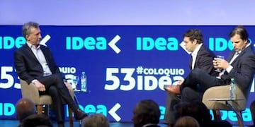 DYN27, MAR DEL PLATA, 13/10/2017, EL PRESIDENTE MAURICIO MACRI EN EL CIERRE DEL COLOQUIO DE IDEA\u002E FOTO:DYN