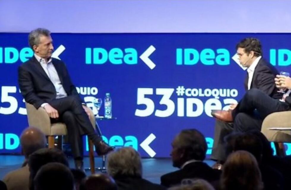 Macri, en el Coloquio de IDEA: "Lo único que garantiza no volver atrás es que la justicia haga respetar la ley"