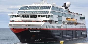 Midnatsol, de bandera noruega,