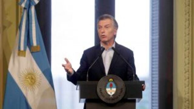 DYN204, BUENOS AIRES 17/01/2017, EL PRESIDENTE ARGENTINO, MAURICIO MACRI, ESTA MAu00c3u2018ANA DURANTE LA CONFERENCIA DE PRENSA ORECIDA EN CASA DE GOBIERNO. FOTO: DYN/ALBERTO RAGGIO.
