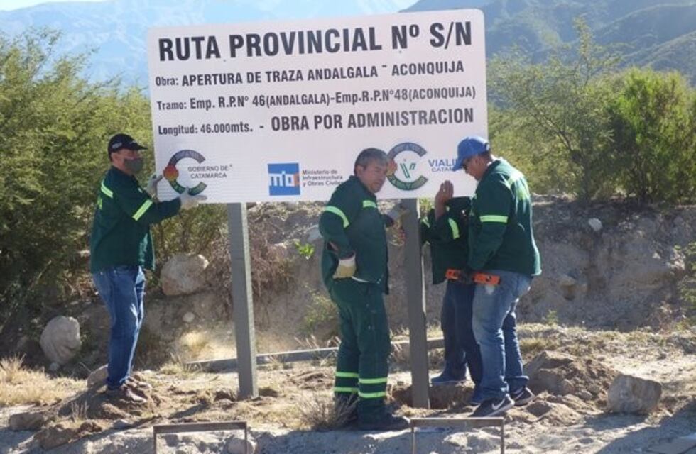 Comenzaron los trabajos en la la nueva Ruta que unirá Aconquija con Andalgalá