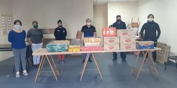 Donación de alimentos de La Bancaria