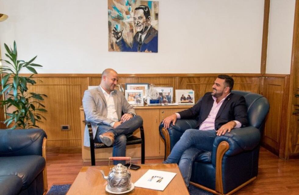 El intendente Walter Vuoto se reunió con el legislador Emanuel Trentino