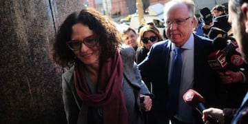 Guillermo Nielsen y Cecilia Todesca se reunieron este jueves con Hernán Lacunza, ministro de Hacienda\u002E (Clarín: Germán García Adras)