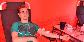 Exitosa campaña de donación de sangre