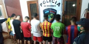 Los jóvenes terminaron en la comisaría de Puerto Libertad\u002E