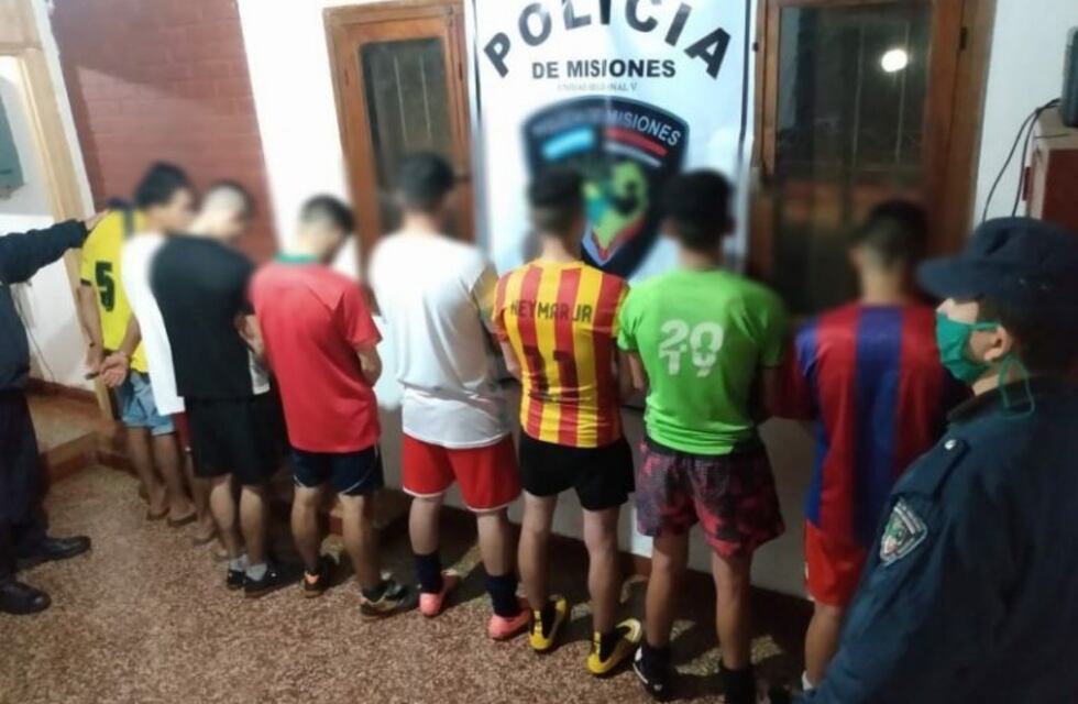 Se juntaron para jugar un picadito y terminaron demorados por la policía