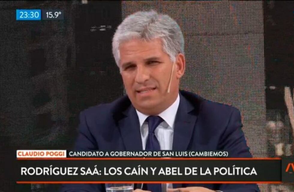 Claudio Poggi: "Es una pelea familiar que nos quieren hacer creer que es problema de San Luis"