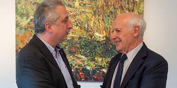 Hugo Passalacqua y Roberto Lavagna, reunidos en Buenos Aires\u002E