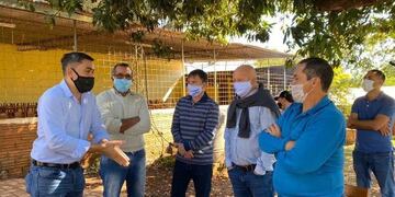 Arrúa compartió un almuerzo con los taxistas de Puerto Iguazú\u002E