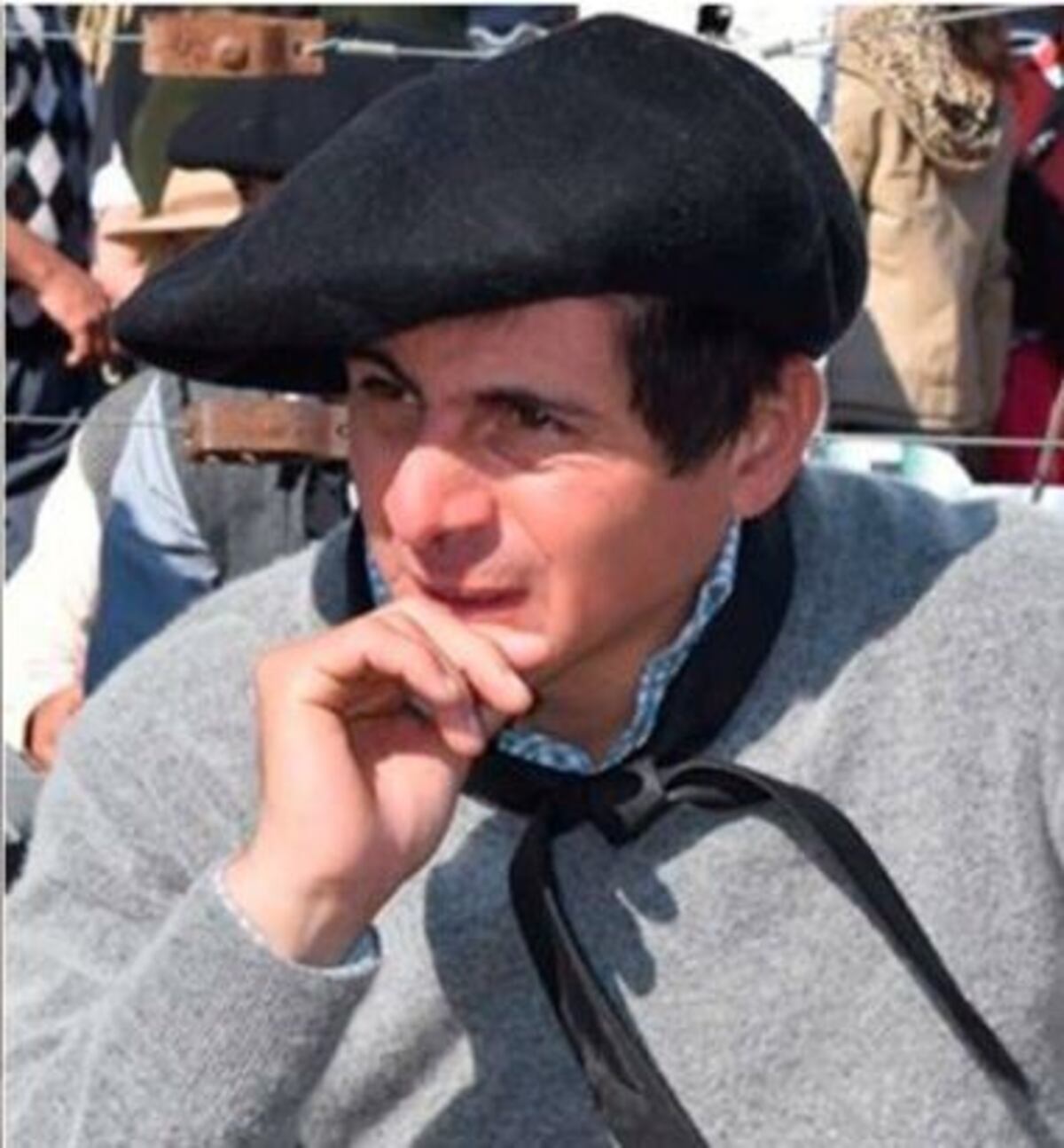 Leonardo Trevissán - jinete entrerriano\nCrédito: Vía Gchú