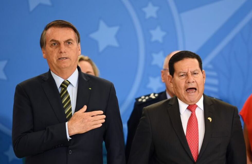 El vicepresidente de Brasil, Hamilton Mourao, viajará a la asunción de Alberto Fernández