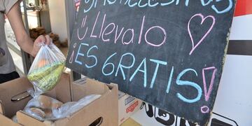 Aporte solidario de una almacenera