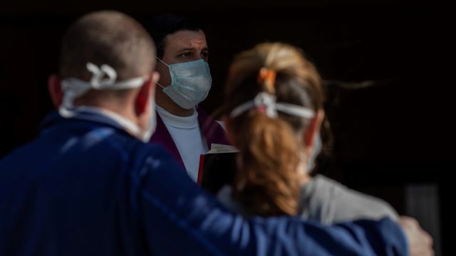 Coronavirus en Madrid, España (AP Photo/Bernat Armangue)