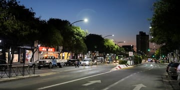 Avenida Alberdi ya cuenta con luces led