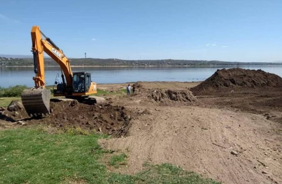 Comenzó la tan esperada ampliación de la costanera de Carlos Paz