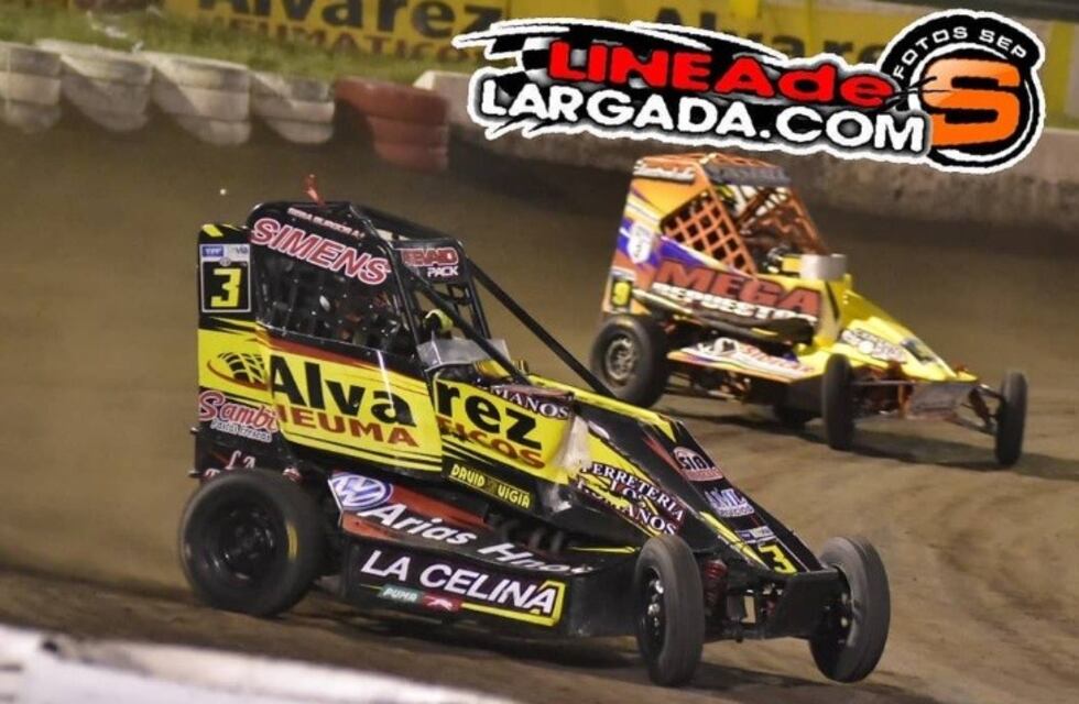 Sebastián Burgos se quedó con la décima fecha del Estival de Midget