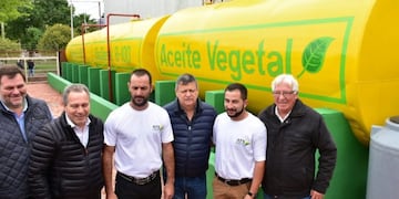 Inauguraron la primera planta municipal de bio diésel de la Provincia