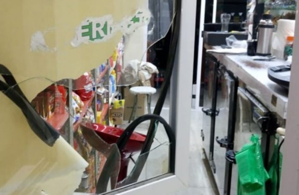 Roban y destrozan un kiosco frente al Hospital Penna