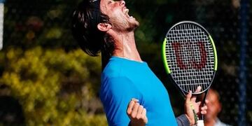 La alegría de Thiago Tirante, al coronarse en el Orange Bowl (web)\u002E