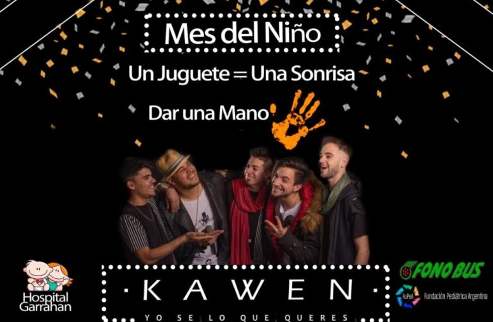 "Un juguete = una sonrisa": la campaña de Kawen para niños del Garraham y de dos merenderos de Carlos Paz