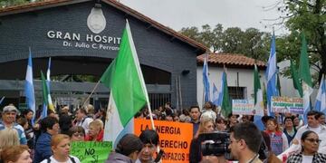 UPCP finaliza medida de fuerza con una marcha por Resistencia\u002E (Data Chaco)\u002E