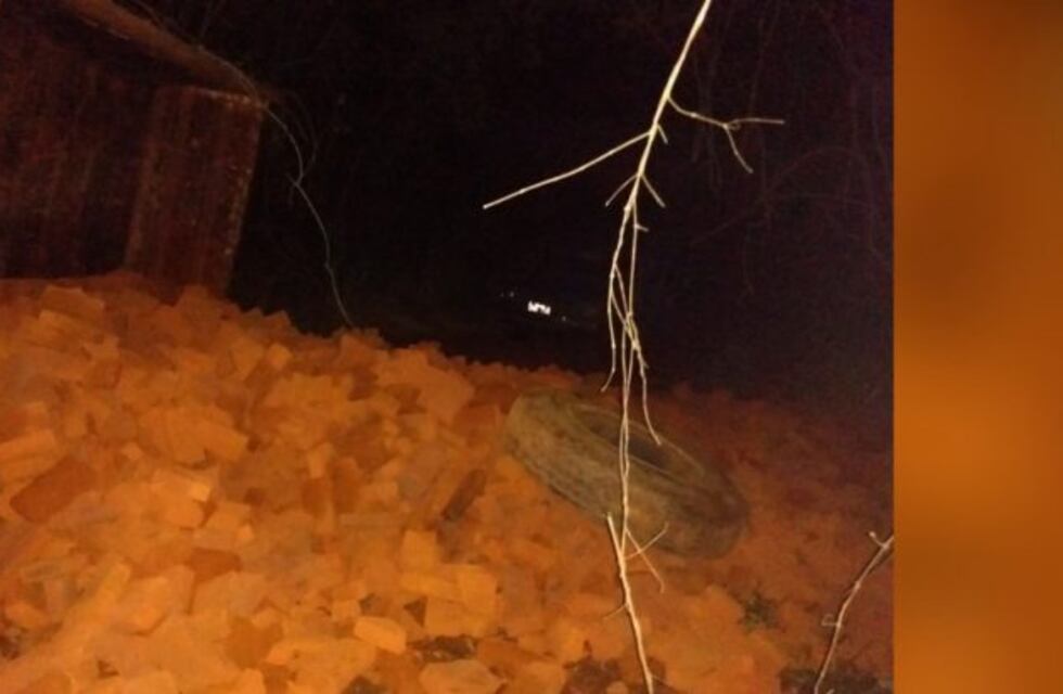 Volcó un camión con ladrillos en Corpus y hay dos heridos