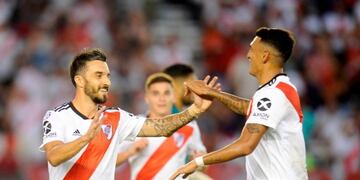 Independiente River, Scocco (Foto: Juan Foglia)